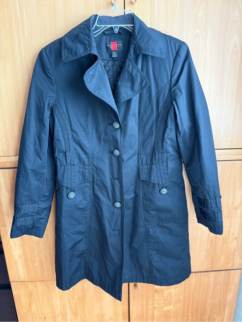 Gallery Black Women’s Single-Breasted Pea Coat